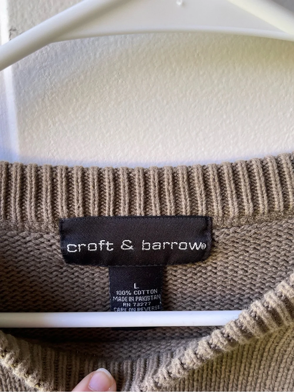croft & barrow Men's Crewneck Sweater - Picture 2 of 2